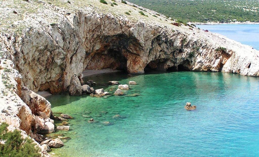 secluded croatia beach